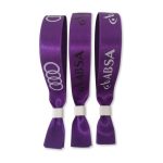 Purple Fabric Wristbands