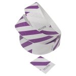 Purple Striped Tyvek Wristbands Plain