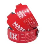 Red Vinyl Wideface Wristbands