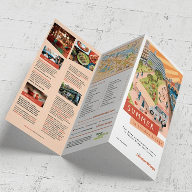 folded pamphlets printing