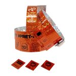 orange Tear Off Tab Wristbands
