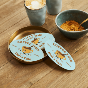 Oval Die Cut Stickers