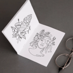 Colouring book printing