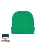 Custom Branded emerald green Beanies