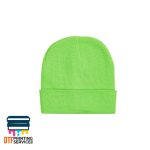 Custom Branded lime Beanies