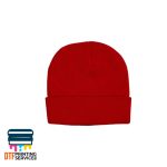 Custom Branded red Beanies