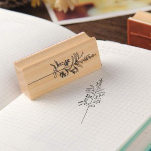 Shiny Wooden Hand Stamp