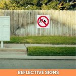 No Dumping here reflective safety sign (PV13REF)