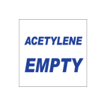 Acetylene Empty Sign