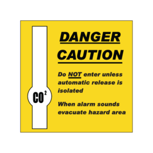CO2 Danger Sign