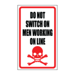 Do Not Switch Sign