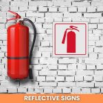 Fire Extinguisher reflective safety sign (FB02REF)
