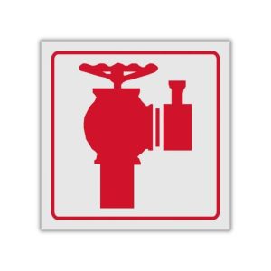 Fire Hydrant reflective safety sign (FB04REF)