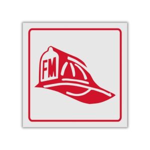 Fire Marshall reflective safety sign (FB10REF)