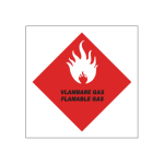 Flammable Gas Sign
