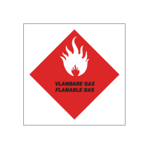 Flammable Gas Sign