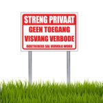 Geen Visvang Sign