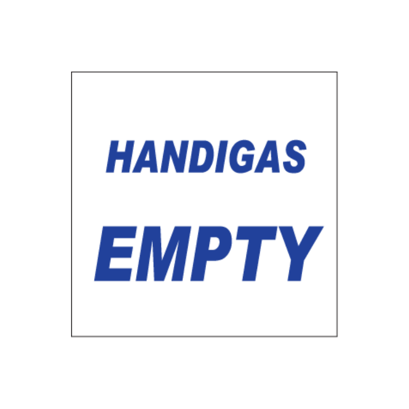 Handigas Empty Sign Handigas Empty Sign