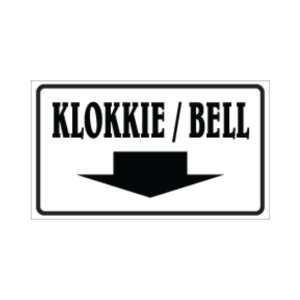 Klokkie / Bell Sign