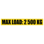 Max Load kg Sign