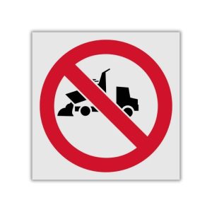 No Dumping here reflective safety sign (PV13REF)