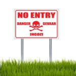 No Entry Danger Sign