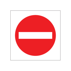 No Entry Symbol Sign