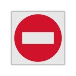 No Entry reflective safety sign (PV06REF)