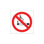 No Smoking Permitted Sign