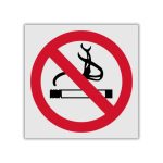 No Smoking reflective safety sign (PV01REF)