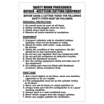 Oxygen Acetylene S.W.P Sign