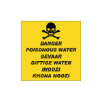 Poisonous Water Sign