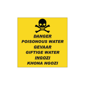 Poisonous Water Sign