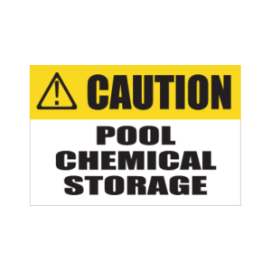 Pool Chemicals Sign