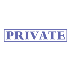 Private Sign