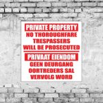 Private Property Sign