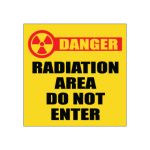 Radiation Do No Enter Sign