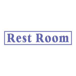 Rest Room Sign