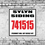 Siding Sign