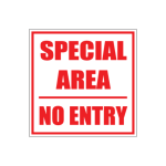 Special Area Sign