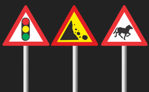 W300 Series Symbolic Road Signs