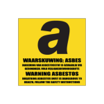 Warning Asbestos Sign