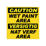Wet Paint Area Sign