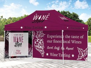 4.5m x 3m Sublimated Gazebos