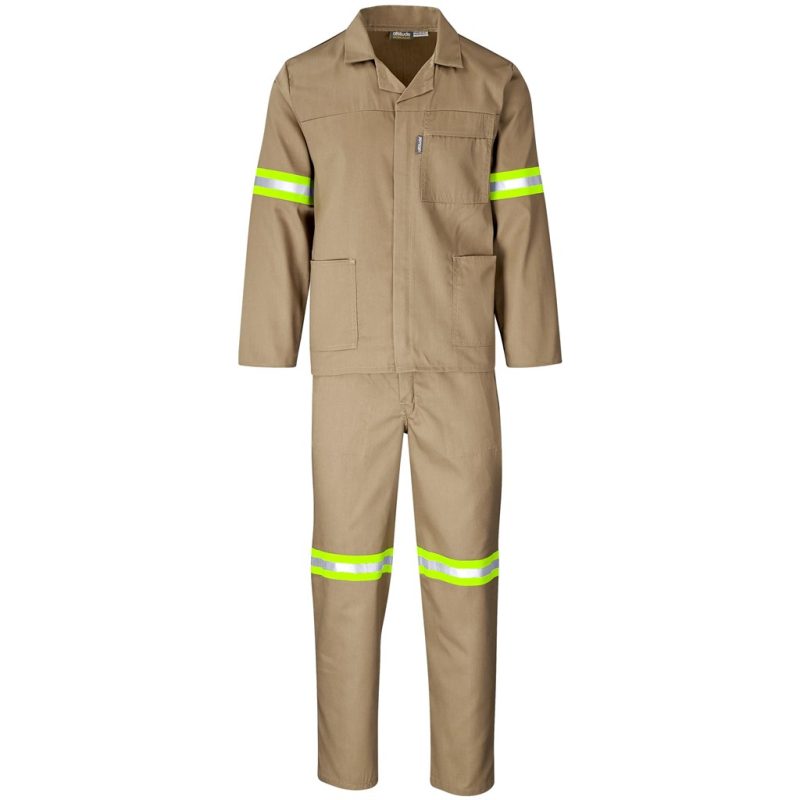 KHAKI Trade Polycotton Conti Suit - Reflective Arms
