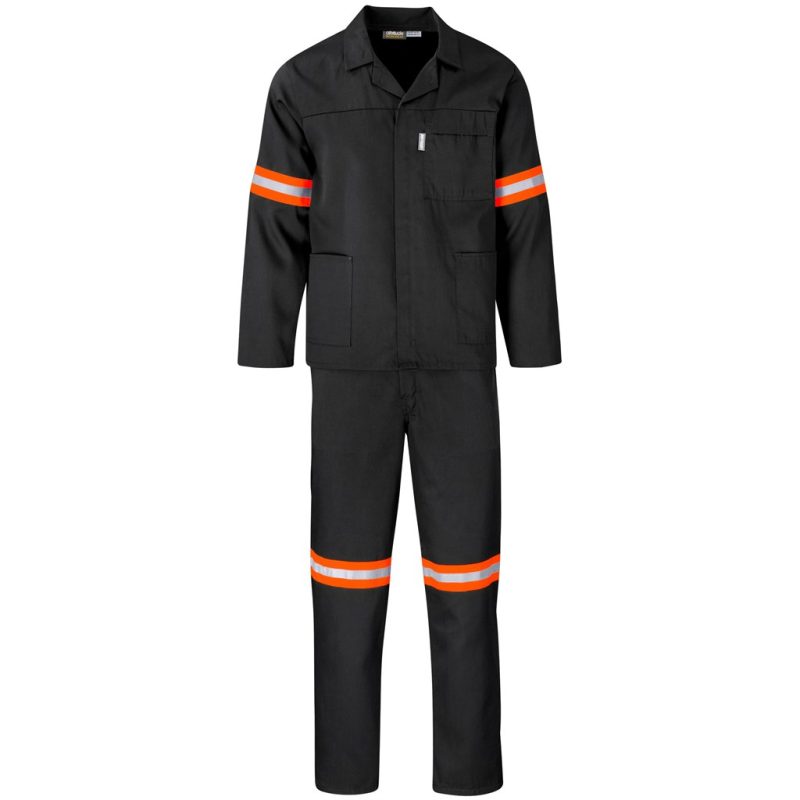 BLACK Trade Polycotton Conti - Suit Reflective Arms
