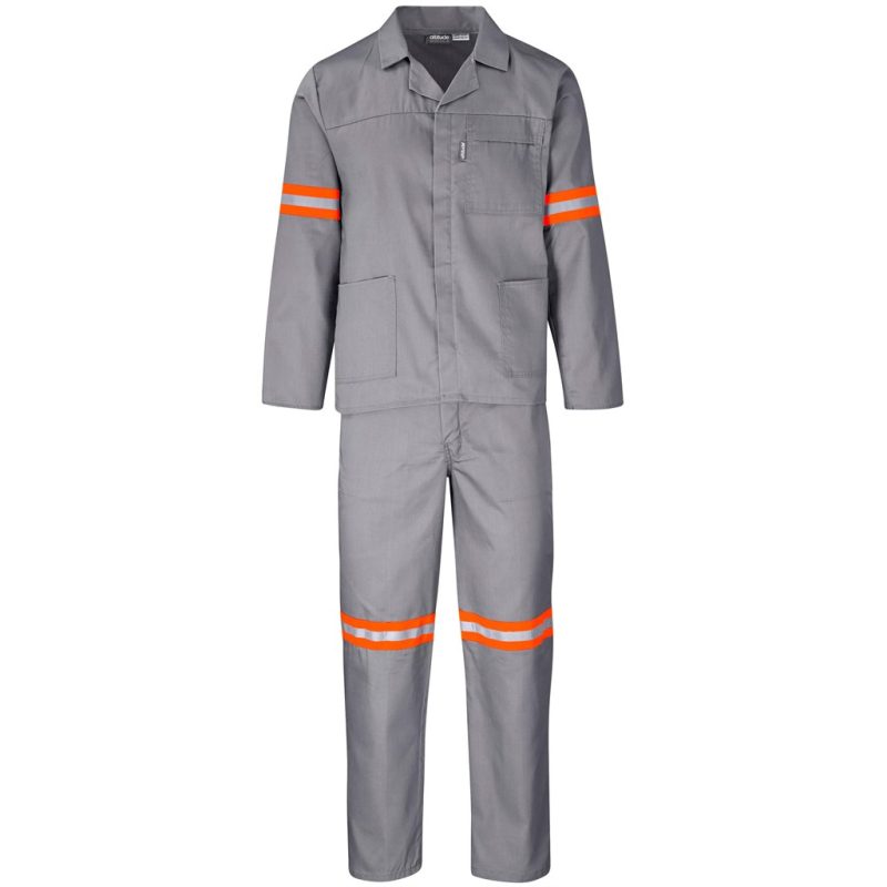 GREY Trade Polycotton Conti - Suit Reflective Arms