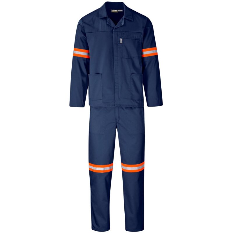NAVY Trade Polycotton Conti - Suit Reflective Arms