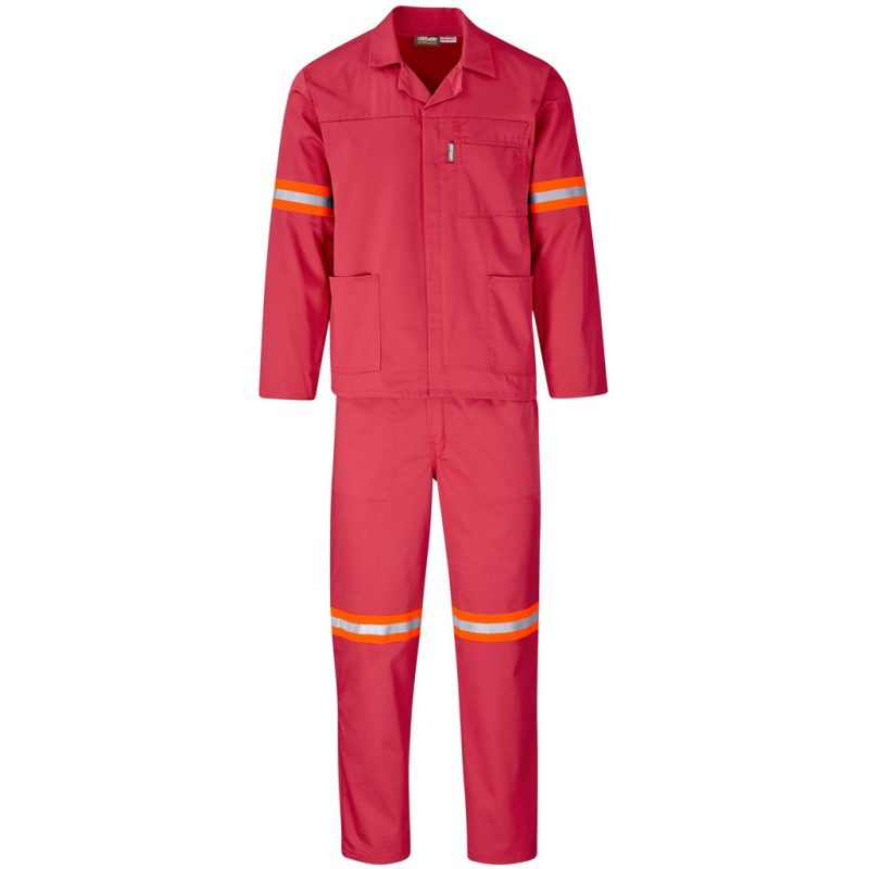 RED Trade Polycotton Conti - Suit Reflective Arms