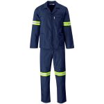 NAVY Trade Polycotton Conti Suit - Reflective Arms & Legs - Yellow Taped
